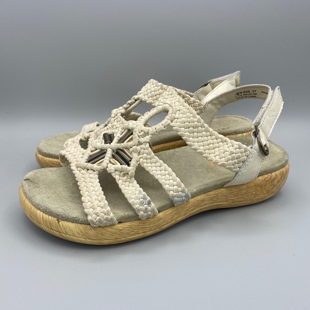 Alegria Jena Slingback Sandals US Women’s 6.5 Cream JEN-620 - Picture 3 of 8